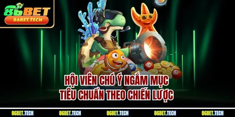 Hội viên chú ý ngắm mục tiêu chuẩn theo chiến lược
