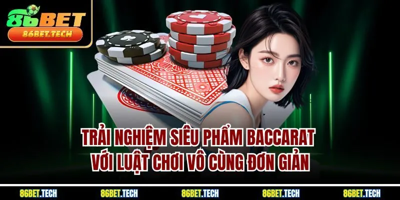 Trải nghiệm siêu phẩm baccarat với luật chơi vô cùng đơn giản