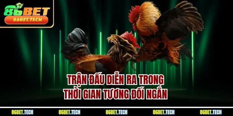 Trận đấu diễn ra trong thời gian tương đối ngắn